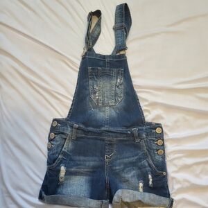 Wallflower overall shorts small